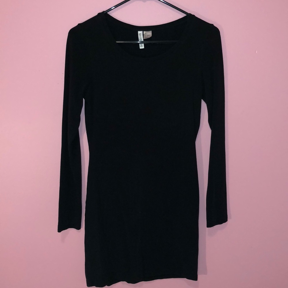Black Long Sleeve Bodycon